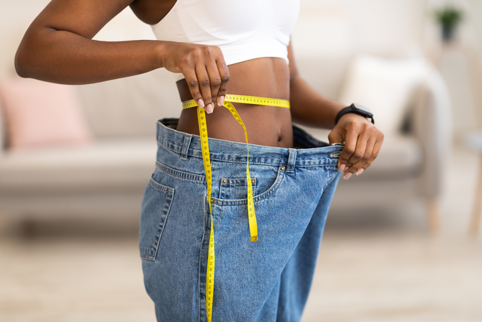 Black woman weight loss